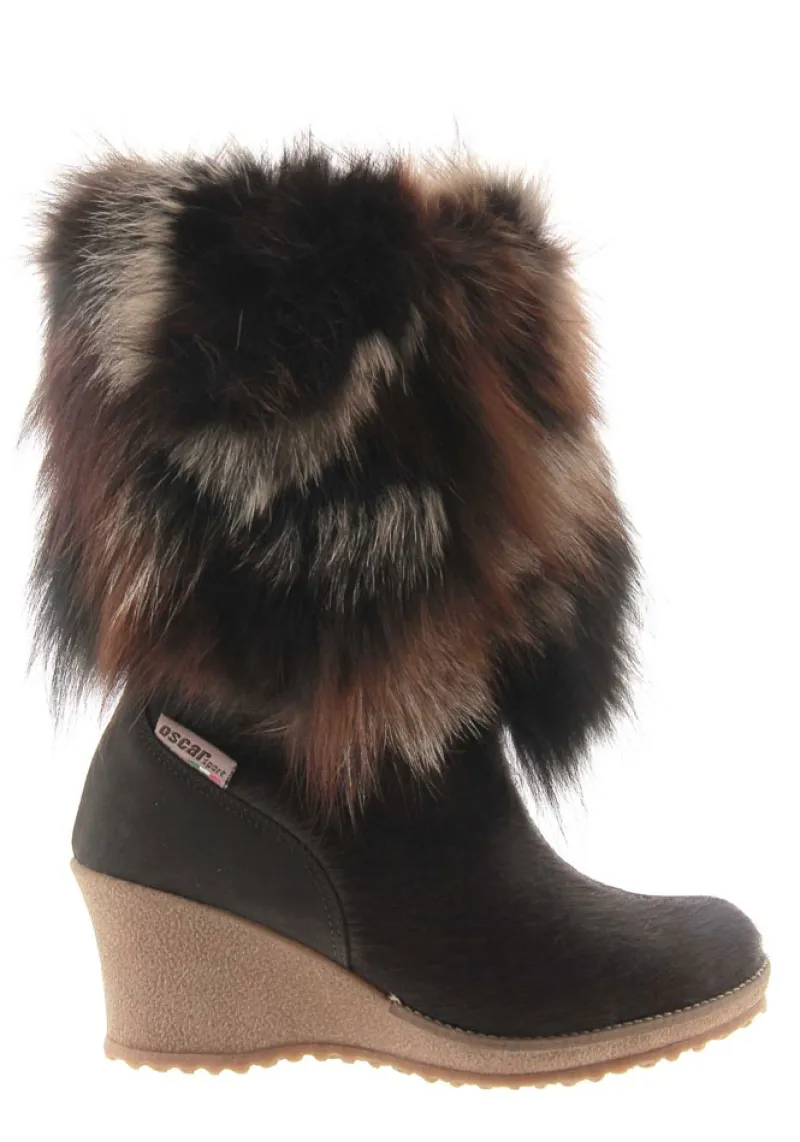 Damen Oscar Sport Fellstiefel ANGELICA BROWN