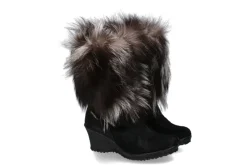 Damen Oscar Sport Fellstiefel ANGELICA NERO ARGENTO