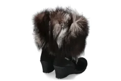 Damen Oscar Sport Fellstiefel ANGELICA NERO ARGENTO