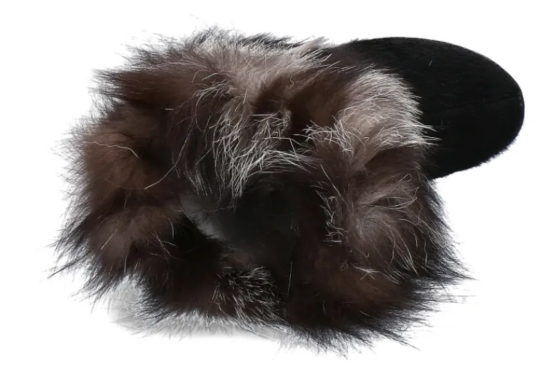 Damen Oscar Sport Fellstiefel ANGELICA NERO ARGENTO