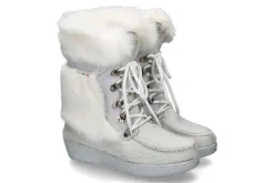 Damen Oscar Sport Fellstiefel BENNY- bianco/ weiss