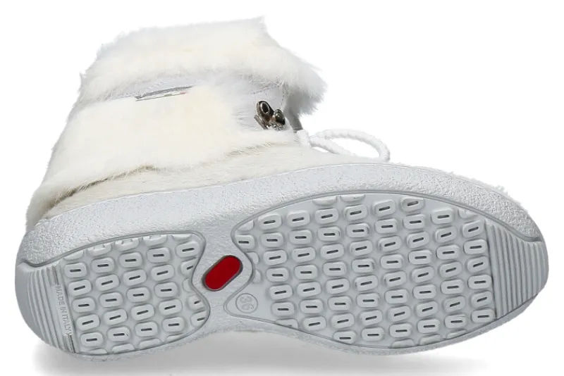 Damen Oscar Sport Fellstiefel BENNY- bianco/ weiss