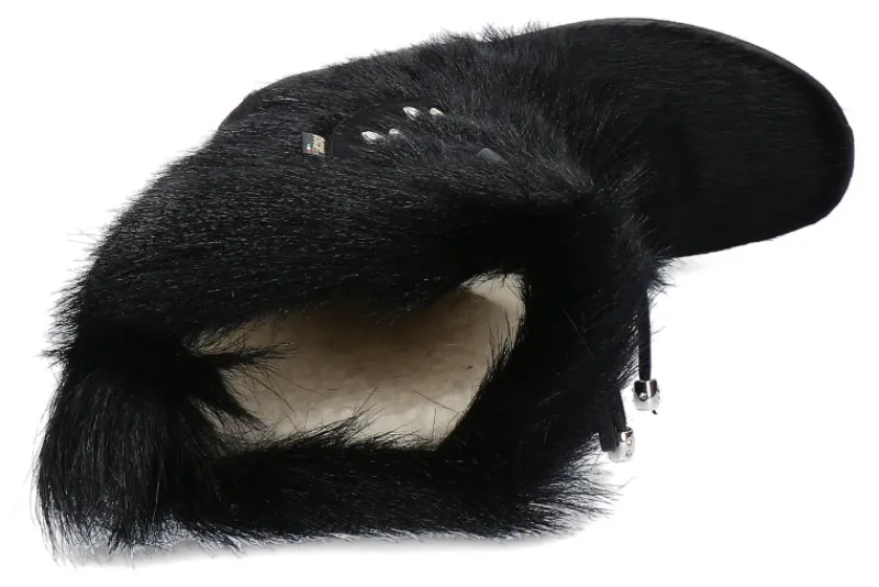 Damen Oscar Sport Fellstiefel CORINNE BLACK