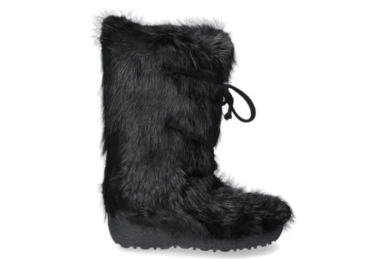 Herren Oscar Sport Herren-Fellstiefel CASTORO BAFFY- nero/ schwarz