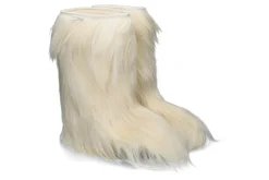 Herren Oscar Sport Herren-Fellstiefel CAPRA- bianco/ weiss