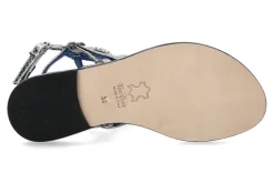 Damen Paola Fiorenza Sandale ARGENTO PITONE BLU SILVER