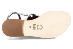 Damen Paola Fiorenza Sandale PITONE ORO VIOLA