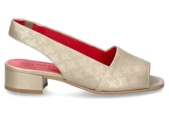 Damen Pas de rouge Sandale LIQUID PLATINO (38½)