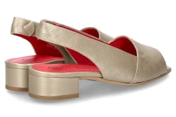 Damen Pas de rouge Sandale LIQUID PLATINO (38½)