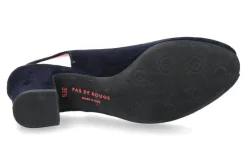 Damen Pas de rouge Sandale MILLY CAMOSCIO BLU (36½)