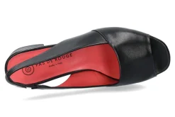 Damen Pas de rouge Sandale NAPPA NERO (41½)