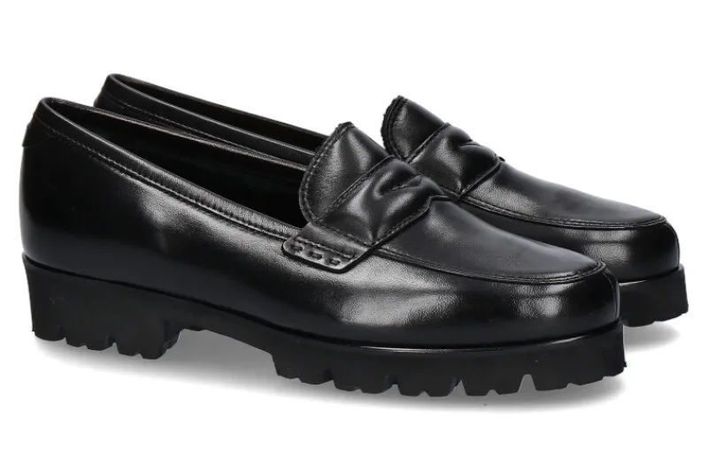 Damen Pas de rouge Slipper gefüttert MARTA NAPPA NERO (39)