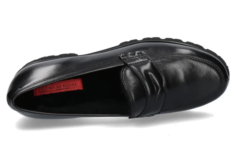Damen Pas de rouge Slipper gefüttert MARTA NAPPA NERO (39)