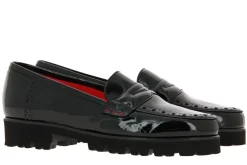 Damen Pas de rouge Slipper MARTA LACK NERO (39)