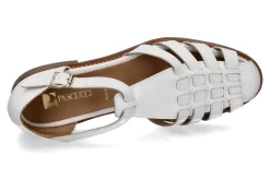 Damen Pascucci Römersandale RANCH soft weiss