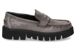 Damen Pascucci Slipper CAMOSCIO 1294 IDA - grau