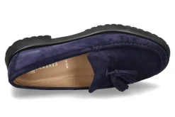 Damen Pascucci Slipper CAMOSCIO MARY- oceano/ dunkelblau