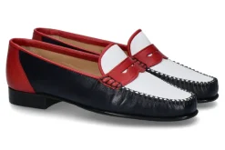 Damen Pascucci Slipper NAPPA BLU BIANCO ROSSO (40)