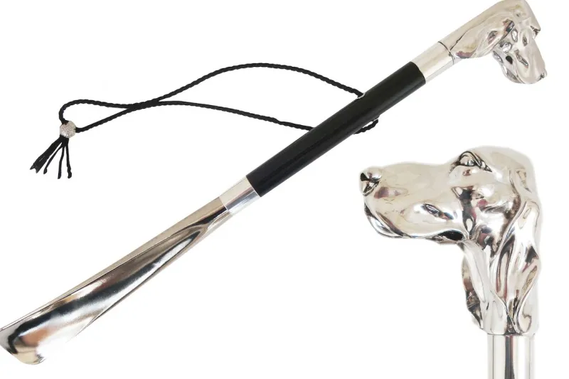 Damen Pasotti Schuhanzieher CANE SILVER