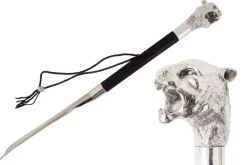 Damen Pasotti Schuhanzieher TIGER SILBER