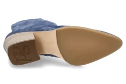 Damen Paul Green Cowboy Bootie SOFT SUEDE- lake blue