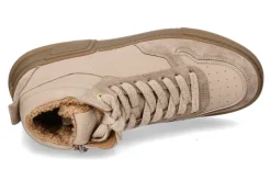 Damen Paul Green High Top Sneaker SOFT SUEDE MAINCALF- almond/beige