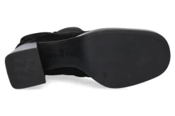 Damen Paul Green Stiefelette SAMTZIEGE KNAUTSCHLACK- schwarz