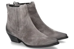 Damen Paul Green Western- Bootie SOFT SUEDE- titan grau