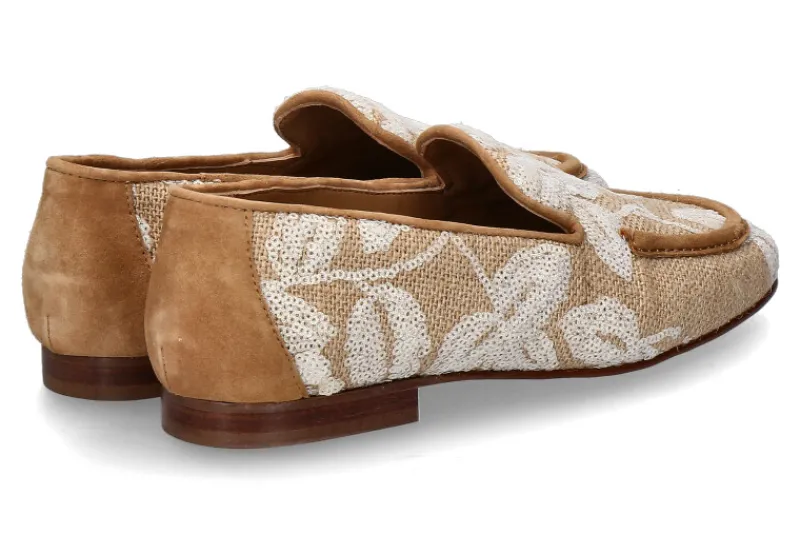 Damen Pedro Miralles Loafer FLORESA- texas beige white