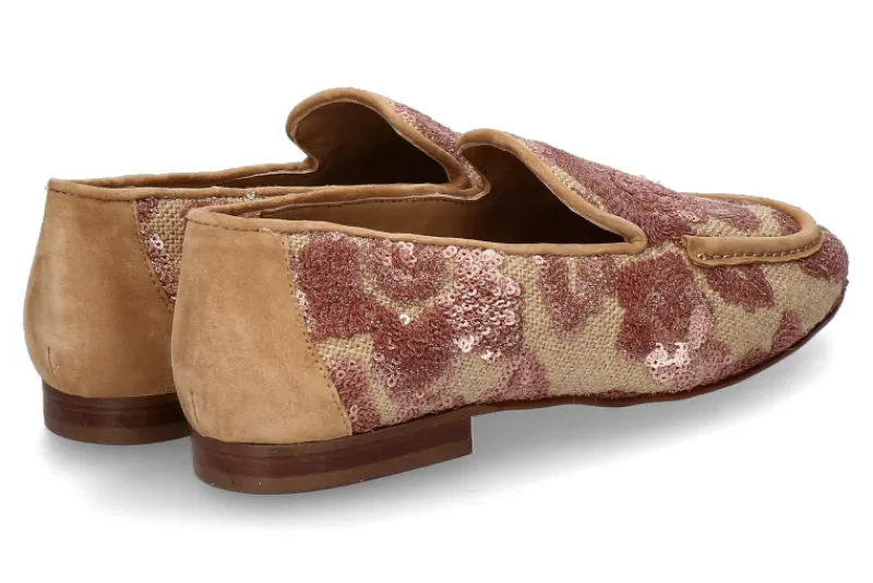 Damen Pedro Miralles Slipper FLORESA braun rose