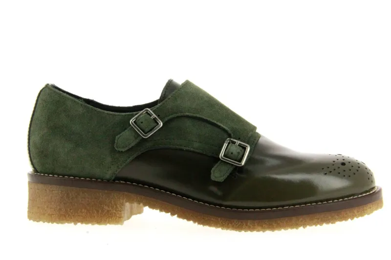 Damen Peperosa Monk ABRASIVATO HERB CAMOSCIO OLIVA (36)