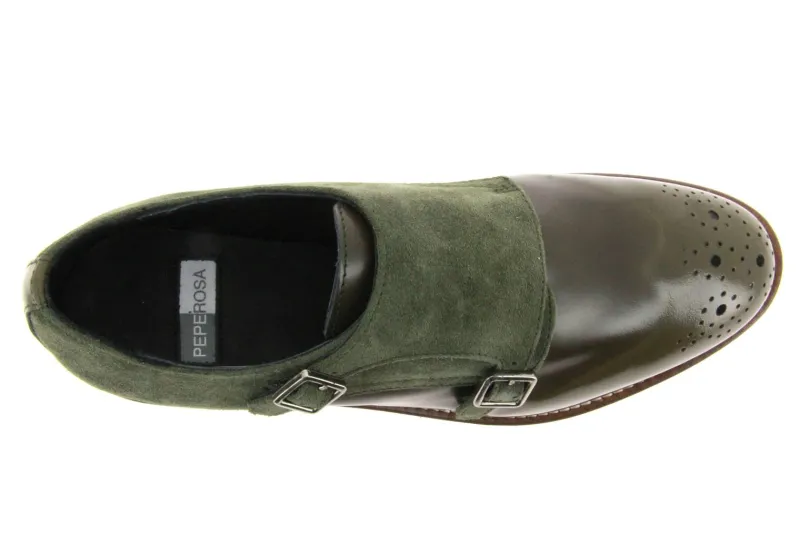 Damen Peperosa Monk ABRASIVATO HERB CAMOSCIO OLIVA (36)