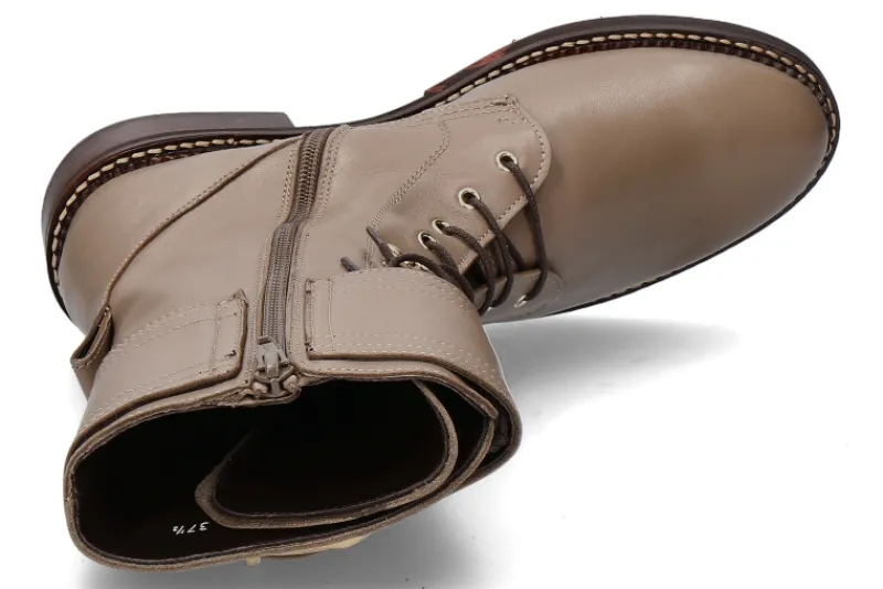 Damen Pertini Schnürstiefelette ANNA TAUPE