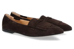 Damen Pomme D'Or Pomme d' Or Slipper GRACE CAMOSCIO CHOCOLATE