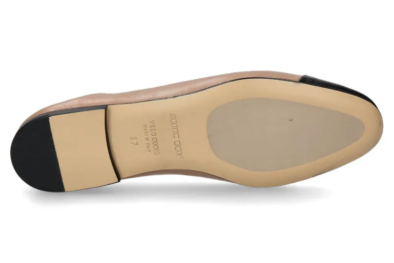 Damen Pomme D'Or Ballerina GIORGIA GLOVE schwarz/sahara