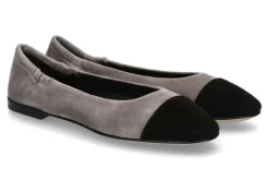 Damen Pomme D'Or Ballerina GIORGIA CAMOSCIO- schwarz/taupe