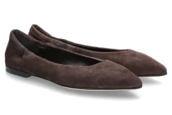 Damen Pomme D'Or Ballerina INGRID CAMOSCIO- coffee/dunkelbraun