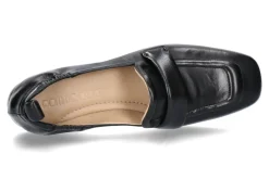 Damen Pomme D'Or Slipper ANGIE GLOVE NERO/ CUOIO NERO