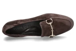 Damen Pomme D'Or Slipper GIORGIA CAMOSCIO- coffee/dunkelbraun