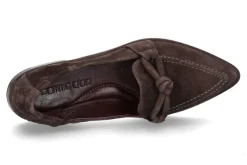 Damen Pomme D'Or Slipper GRACE CAMOSCIO- coffee/dunkelbraun