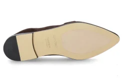 Damen Pomme D'Or Slipper GRACE CAMOSCIO- coffee/dunkelbraun