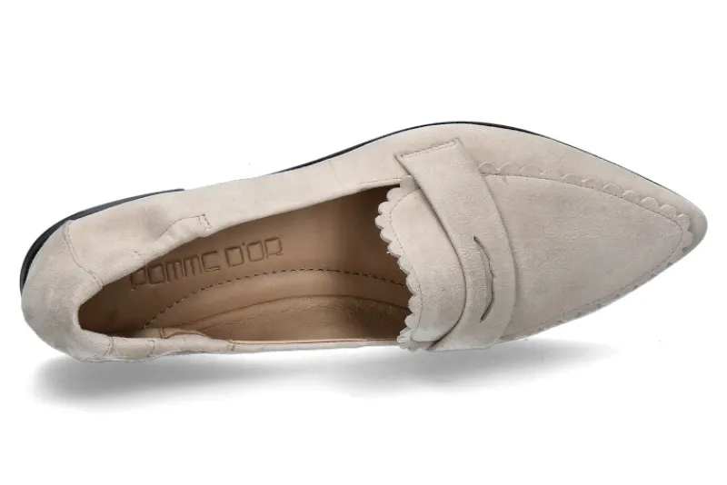 Damen Pomme D'Or Slipper GRACE CAMOSCIO- soft linen/beige