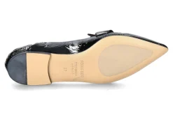 Damen Pomme D'Or Slipper INGRID NAPLACK NERO/ CUOIO NERO