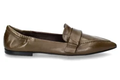 Damen Pomme D'Or Slipper INGRID GLOVE MILITARY/ CUOIO NERO