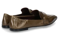 Damen Pomme D'Or Slipper INGRID GLOVE MILITARY/ CUOIO NERO