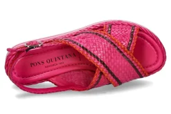 Damen Pons Quintana Plateau-Sandale MILAN- lirio pink/ blanco