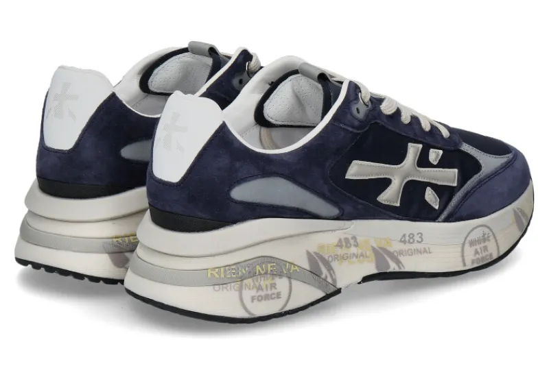 Herren Premiata Herren- Sneaker TIMELESS TRAINERS MOERUN- dunkelblau