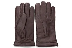 Damen Restelli Herren- Handschuhe CLASSIC MORO- Hirschleder/ braun