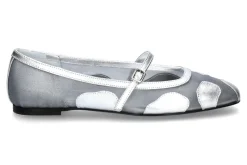 Damen Roberto Festa Slingballerina RACHEL tulle grigio luxor silber