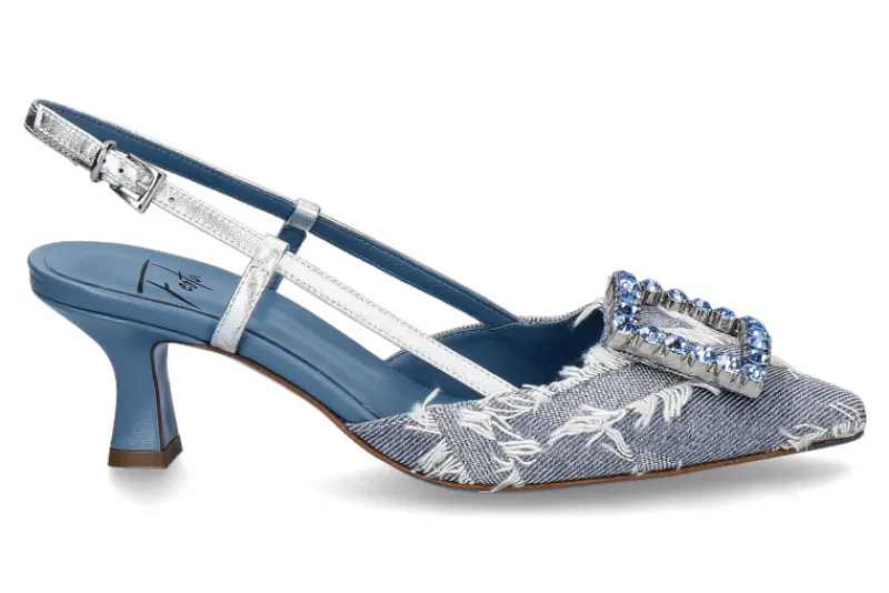 Damen Roberto Festa Slingpumps STEFI Gwynet luxor silver